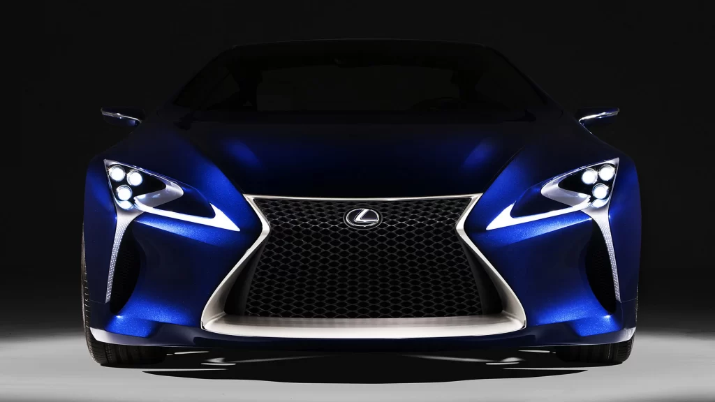 car luxury design blue modern