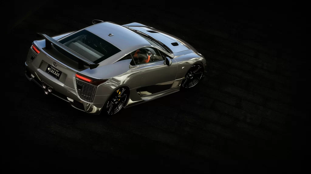 car silver sport luxury design sleek