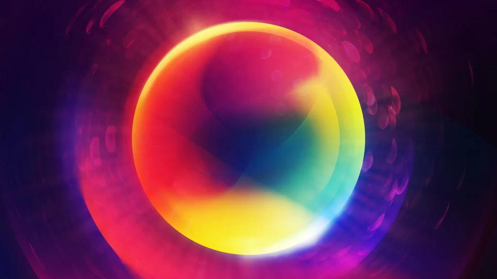 colorful abstract vibrant gradient dynamic energy