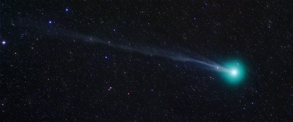 comet, space, stars, celestial, night sky, astronomy