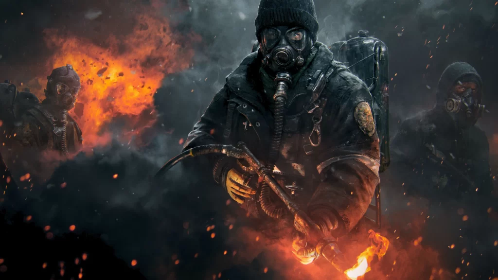 fire chaos destruction survival danger urgency