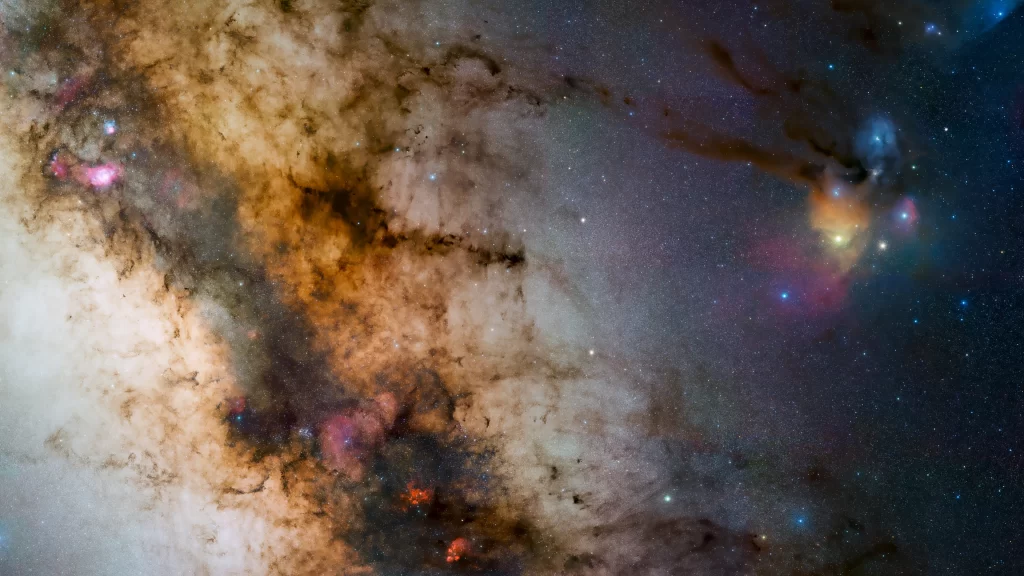 galaxy nebula stars cosmic universe celestial space astronomy