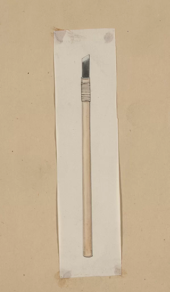 Minimalist Monochrome Pen Drawing Simple Elegant