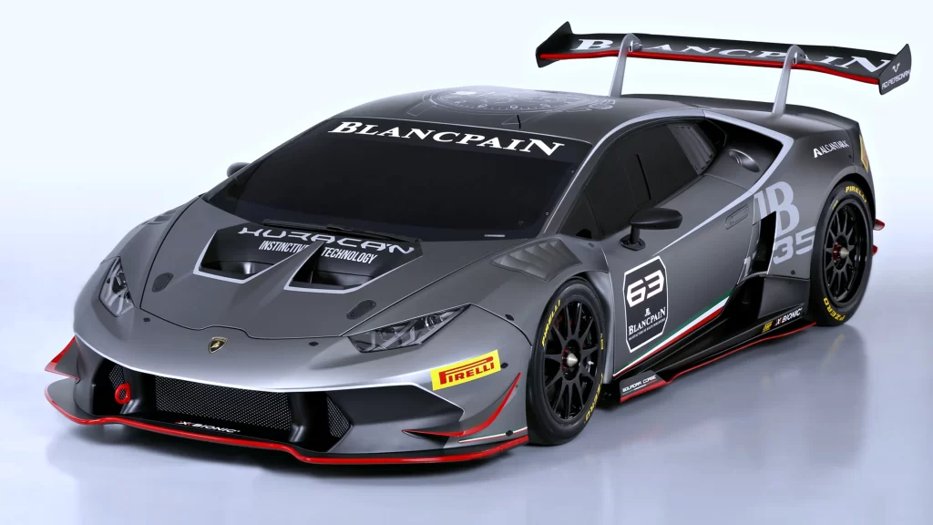 race car Lamborghini Huracan Blancpain Pirelli racing
