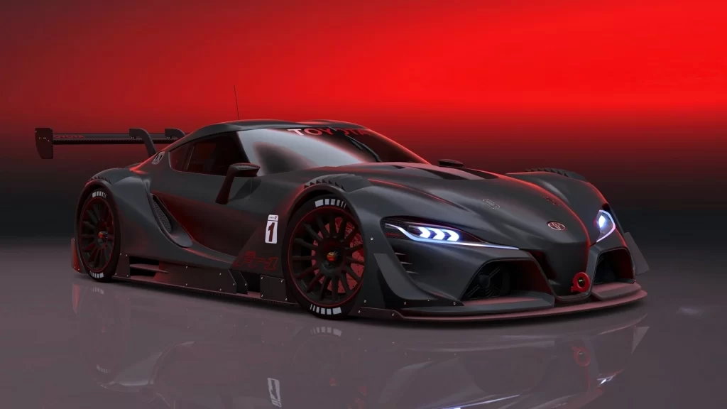 race car Toyota sports car aerodynamic performance racing