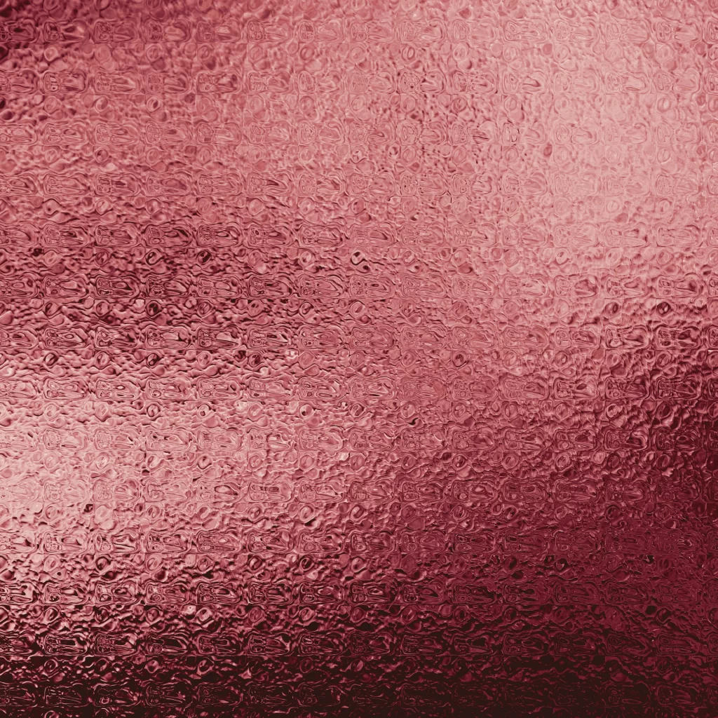 Red Embossed Leather Geometric Quilted Texture