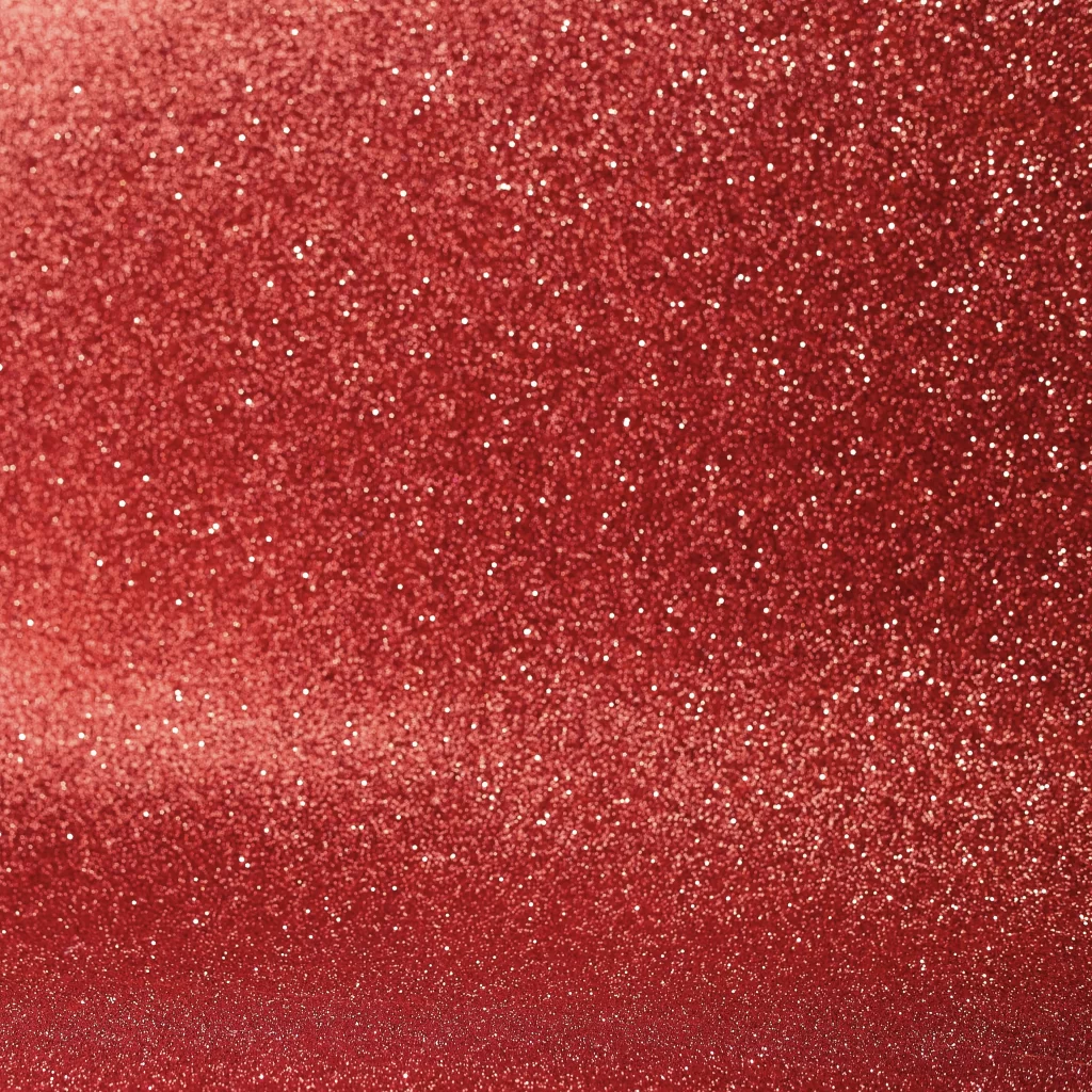 Red Glittery Paper With Sparkly Granular Texture