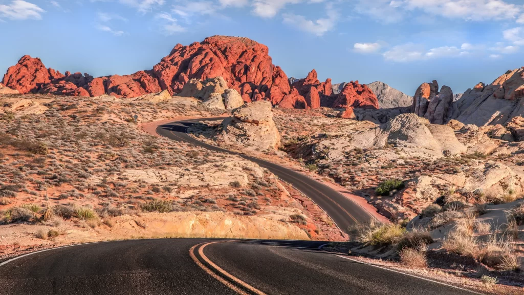 road desert mountains landscape nature travel
