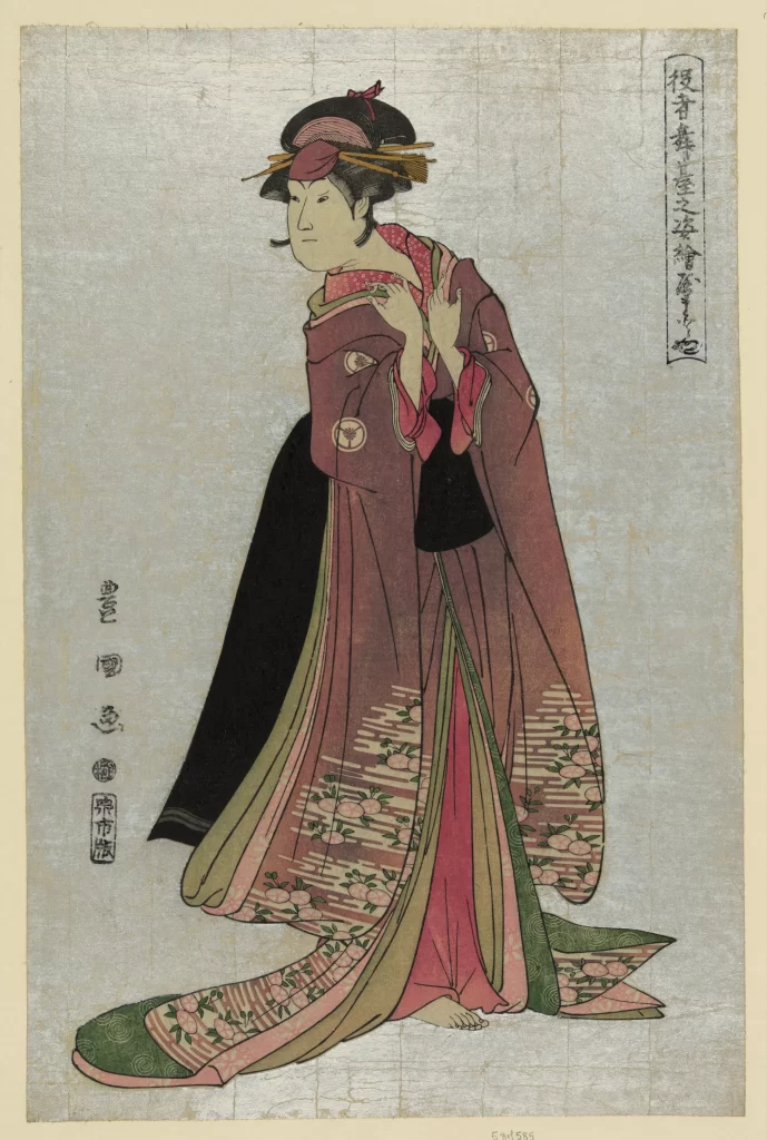 Traditional Japanese Attire Elegant Floral Patterns Soft Colors Cultural Heritage Artistic Style