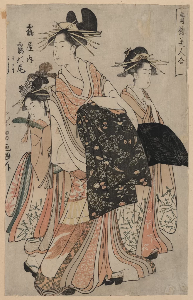 Traditional Japanese Attire Elegant Pastel Colors Intricate Patterns Cultural Heritage Artistic Style