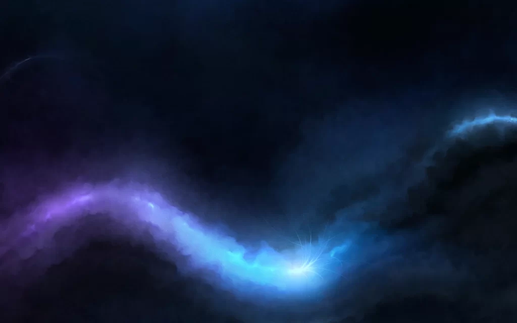 Cosmic Nebula Stars Dark Blue Purple