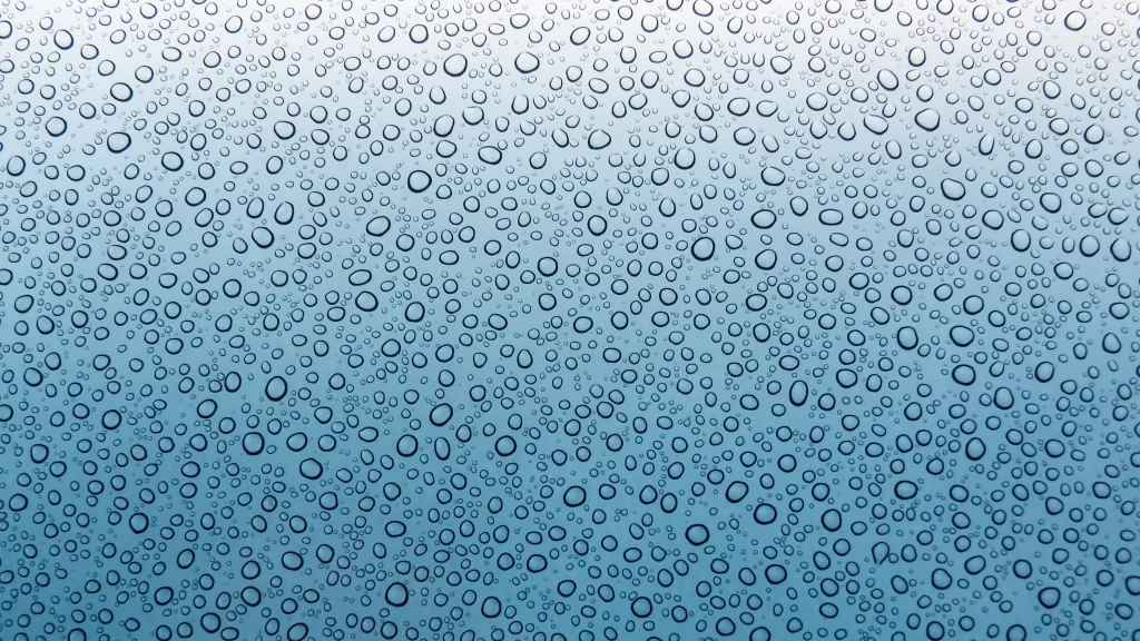 water droplets surface texture pattern gradient blue