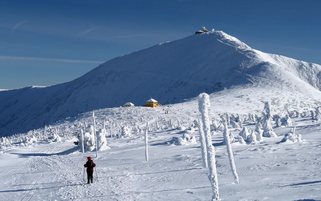 Snow Mountain Winter Hiking Trail Cabin
